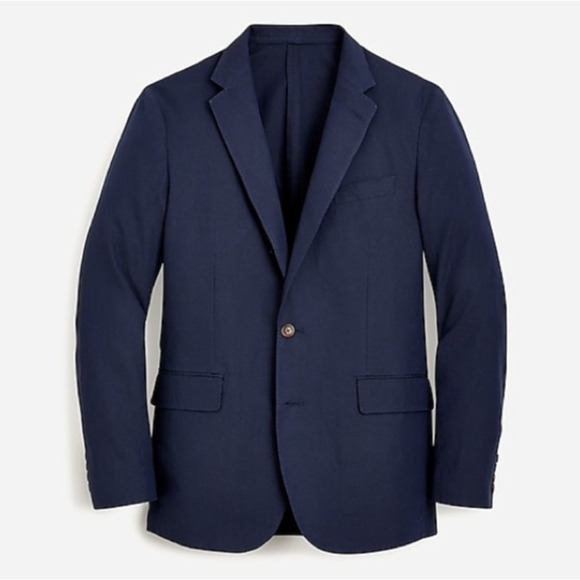 J Crew Mens Ludlow Irish Linen Jacket 40 40S Blue NWT Coat J.Crew AU428 Suit - Picture 1 of 6